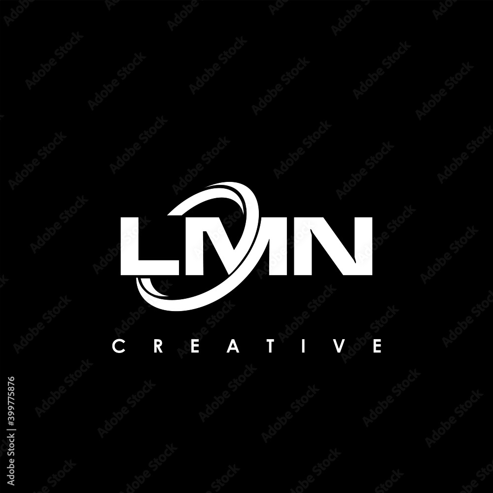 LMN Letter Initial Logo Design Template Vector Illustration