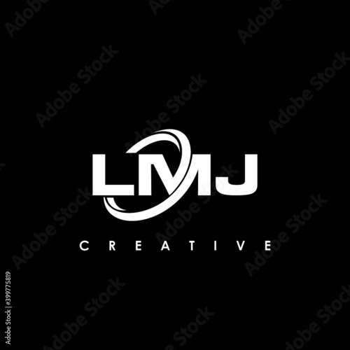 LMJ Letter Initial Logo Design Template Vector Illustration