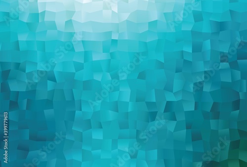 Light BLUE vector abstract mosaic backdrop.