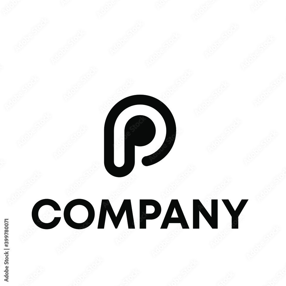 letter P logo