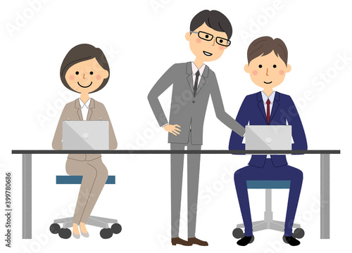 ビジネスシーン　会議