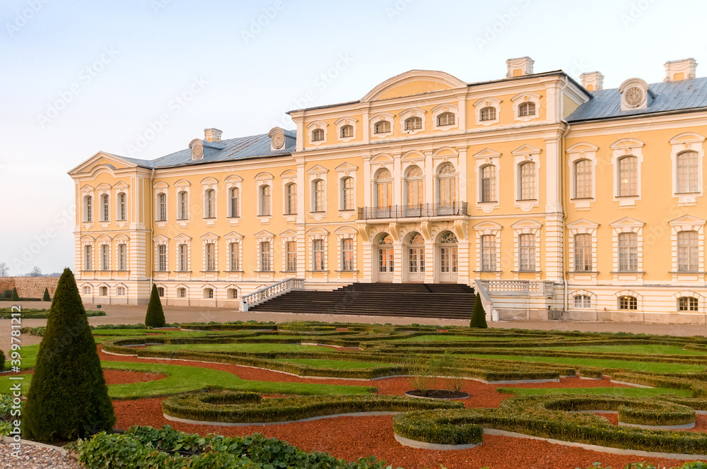Rundal Palace Francesco Rastrelli. Latvia