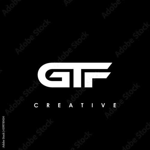 GTF Letter Initial Logo Design Template Vector Illustration