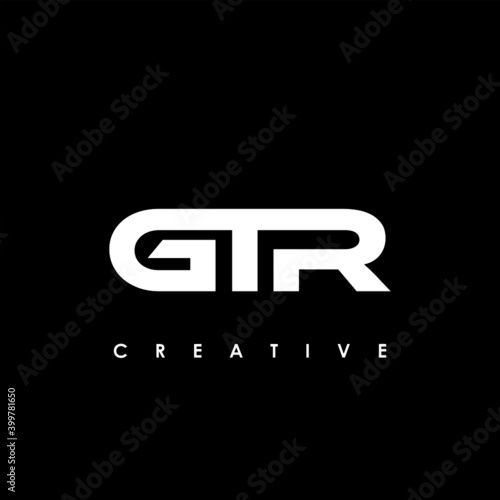 GTR Letter Initial Logo Design Template Vector Illustration photo