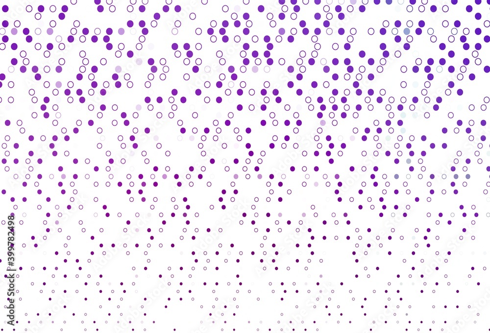 Light Purple vector backdrop with dots. Light Purple vector backdrop with dots.