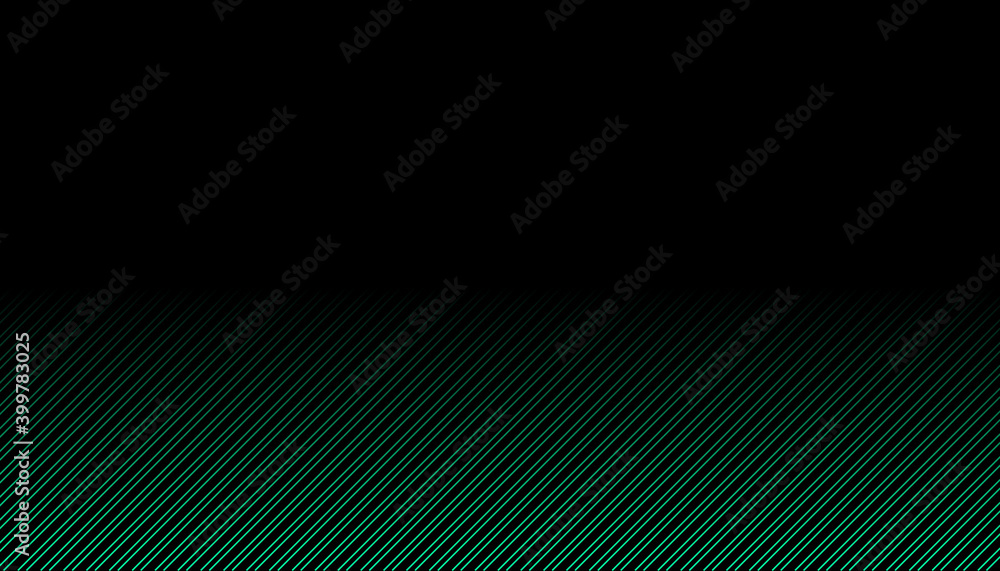 Schwarze Hintergrund Vorlage mit Verlauf aus grünen Streifen