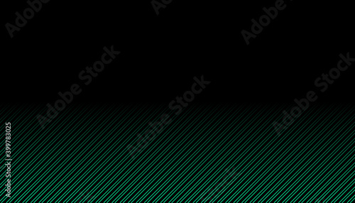 Schwarze Hintergrund Vorlage mit Verlauf aus grünen Streifen