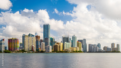 Miami, Florida, USA downtown skyline on Biscayne Bay © SeanPavonePhoto