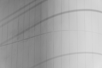 curve line of cement black and white architecture abstract background
