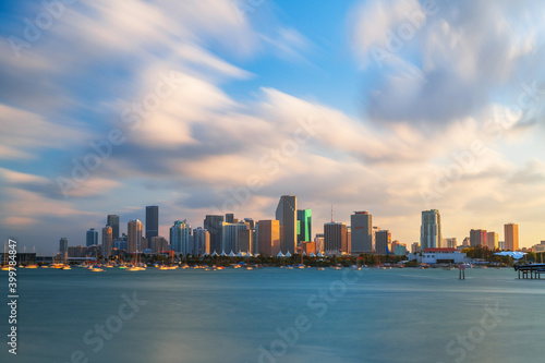 Miami, Florida, USA Downtown Skyline on the Water © SeanPavonePhoto