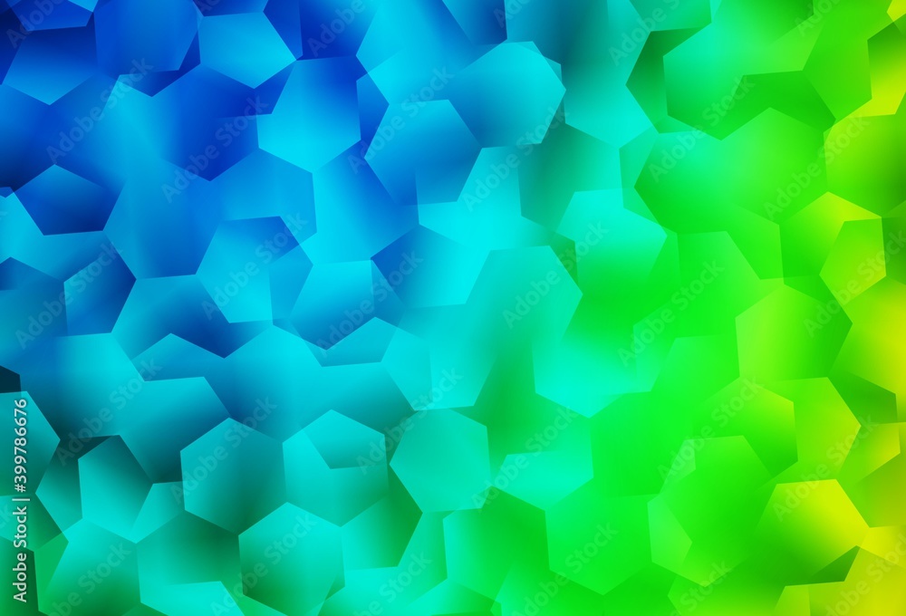 Light Blue, Green vector polygon abstract layout. Light Blue, Green vector polygon abstract layout.