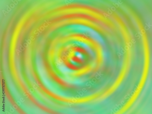 lines bright green yellow water effect circles abstract