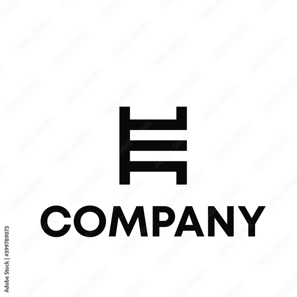 HE logo design