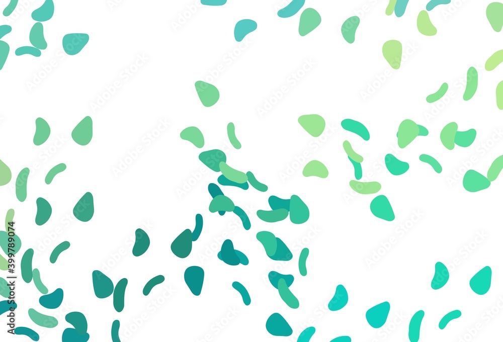Light Green, Yellow vector backdrop with abstract shapes. Light Green, Yellow vector backdrop with abstract shapes.