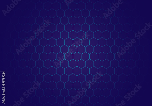 modern blue hexagon background
