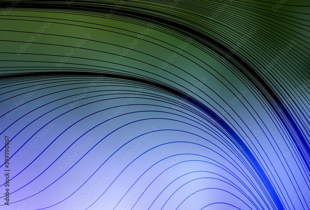 Light Pink, Green vector texture with bent lines. Light Pink, Green vector texture with bent lines.