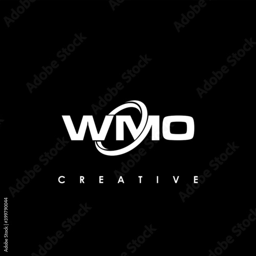WMO Letter Initial Logo Design Template Vector Illustration