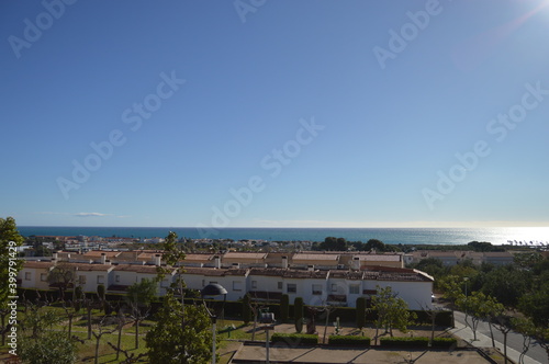 Creixell playa desde el mirador photo