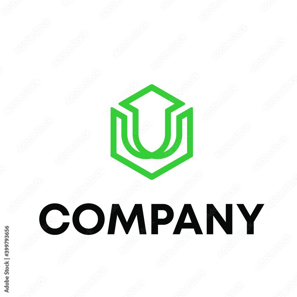 U up logo design U up logo design