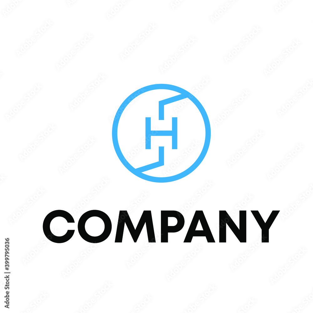 Fototapeta premium HS logo design