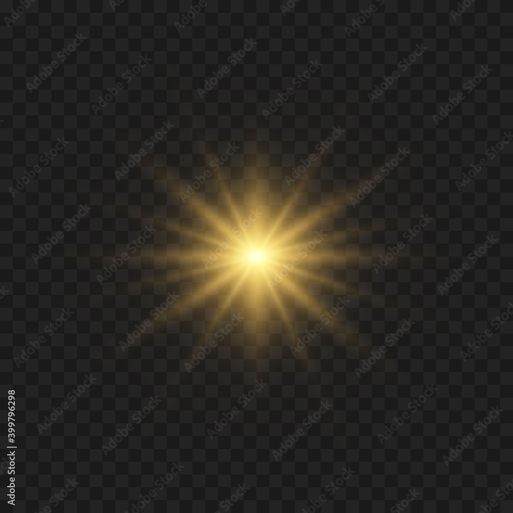Glowing light effect Glowing light effect