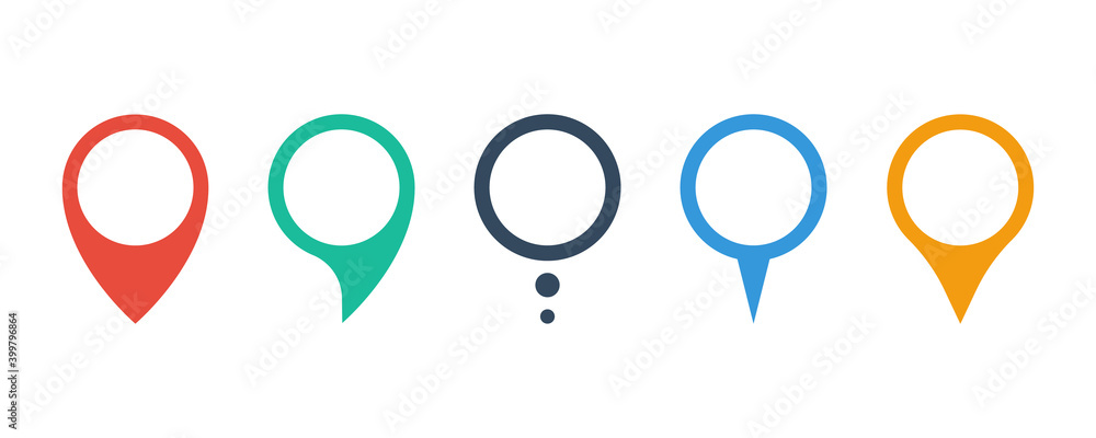 Pin pointers speech bubble