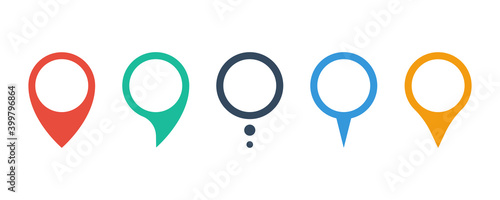 Pin pointers speech bubble