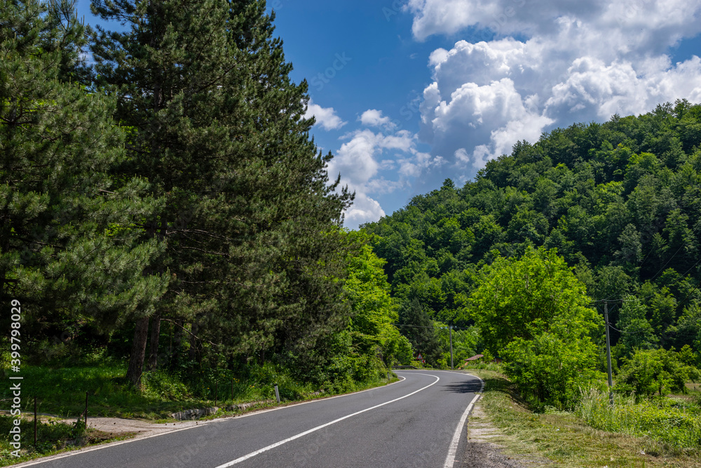 Fototapeta premium road in the mountains