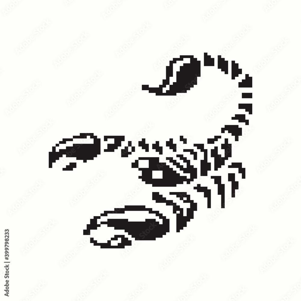 ornate scorpion pixel ornate scorpion pixel