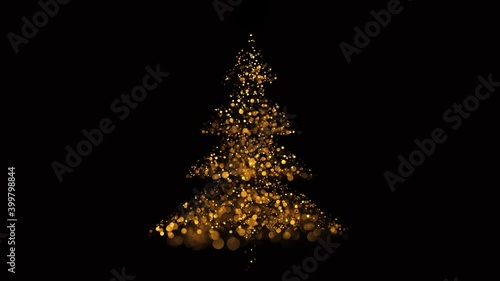 Golden bokeh christmas tree.

Made in 3dsmax using the Arnold renderer which does nice bokeh. photo