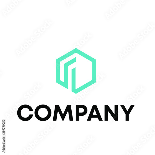 hexagon logo design