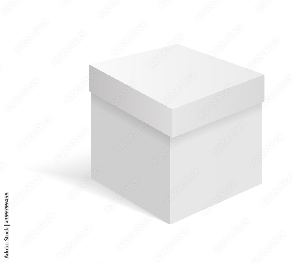 White blank cardboard package box. template. Cardboard box mockup, package and container illustration. White blank cardboard package box. template. Cardboard box mockup, package and container illustration.