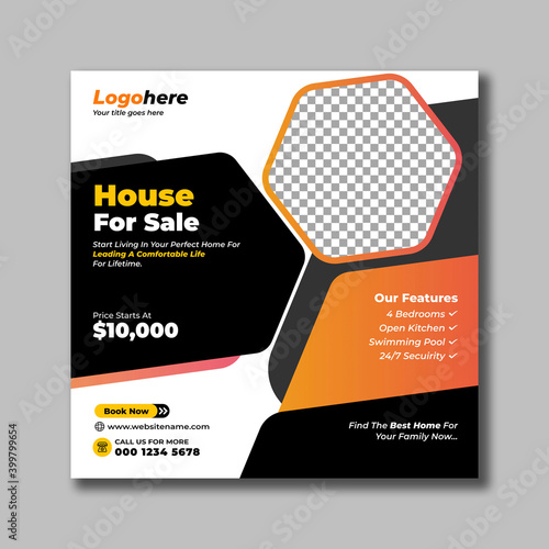 Home Real State Social Media Post Template