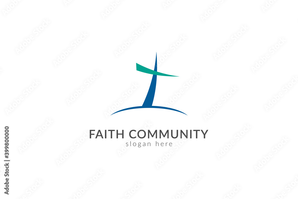 minimalist and clean abstract cross logo for faith community minimalist and clean abstract cross logo for faith community