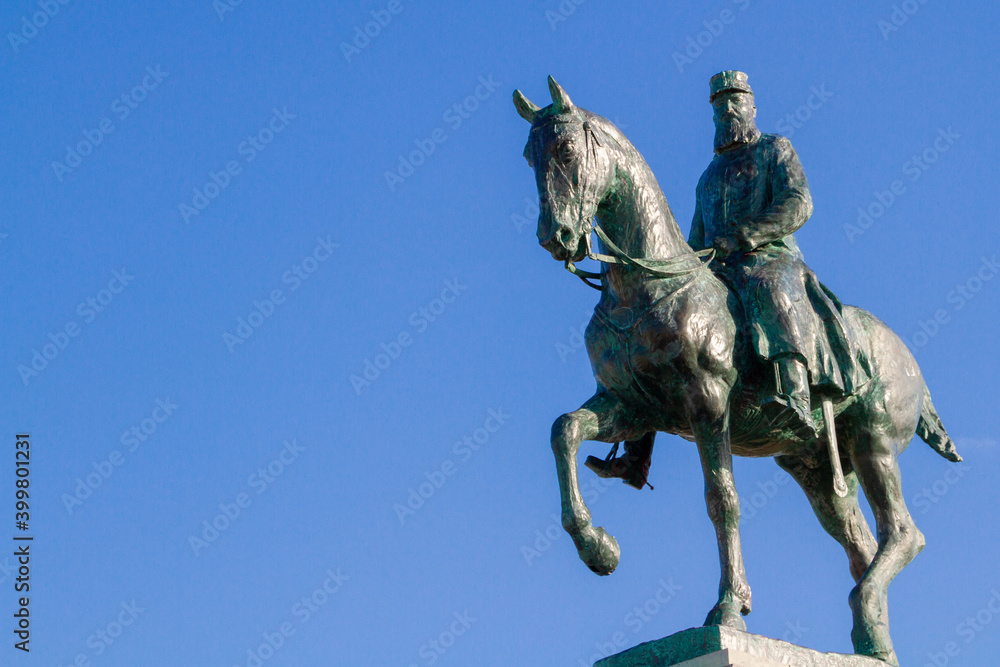 Belgium, Ostend, Equestrian Statue of King Leopold II