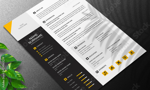 Resume and Cover Letter Layout