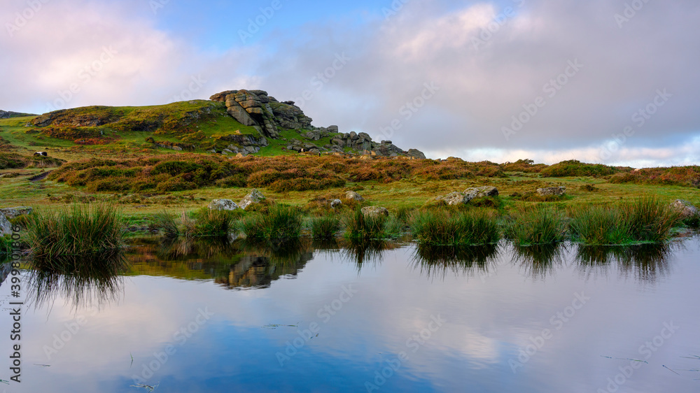 Sunrise over Haytor on Dartmoor