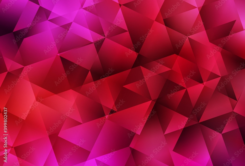 Light Red vector abstract polygonal background. Light Red vector abstract polygonal background.