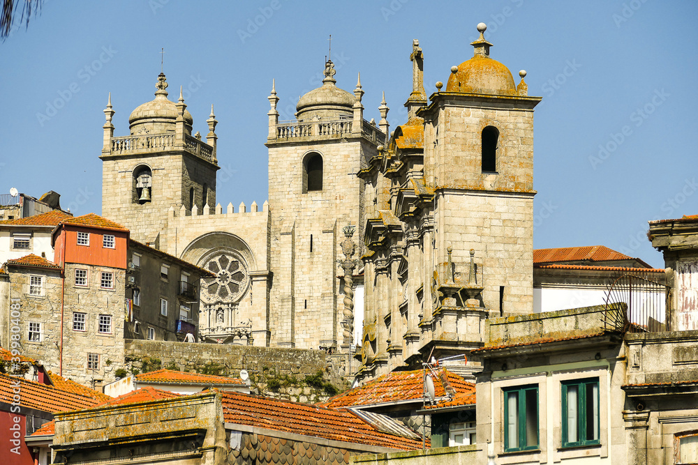 Portugal, Porto Cathedral in the historic center of the old town of Porto