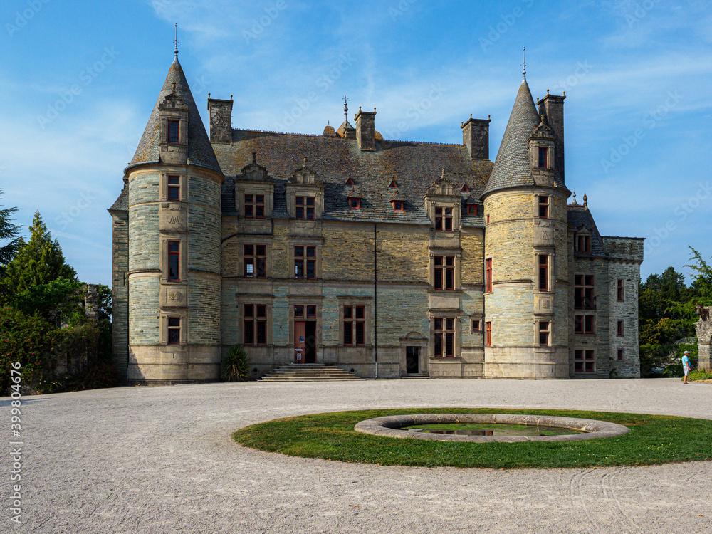 château de Ravalet dans la Manche en France