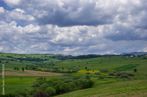 landscape with clouds