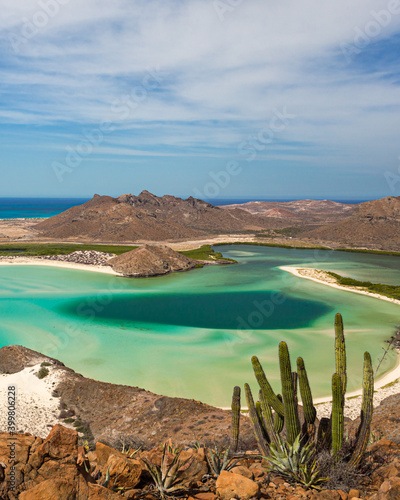 View of stunning bay in Baja California, Mexico