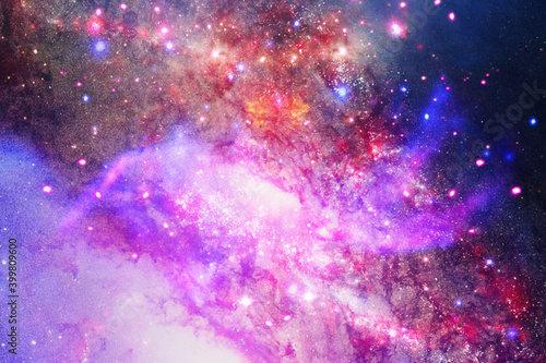 Cosmic galaxy background. Stars and cosmic gas.The elements of this image furnished by NASA.