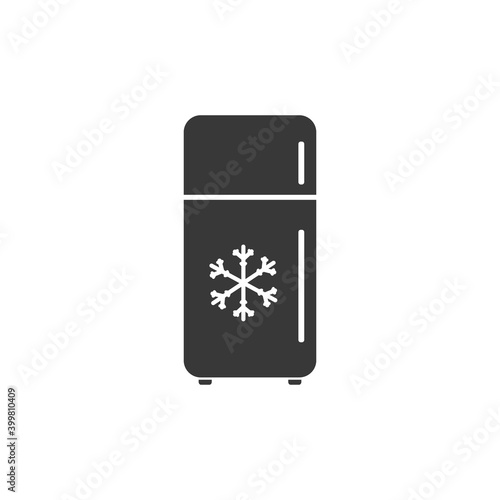 Refrigerator vector icon. Frig flat sign design. Freezer symbol pictogram. Frig icon
