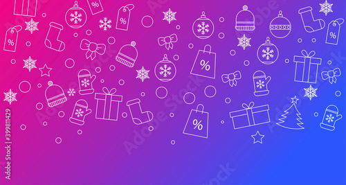 sfondo, cornice, natale, alberello