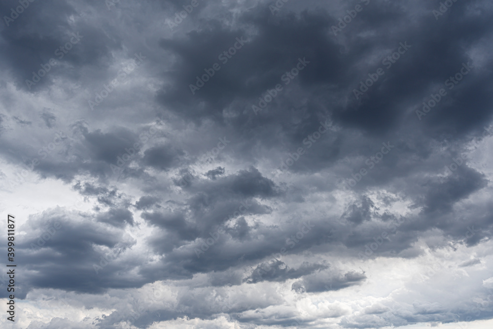 Cloudy sky. Dramatic cloudy sky as abstract background.