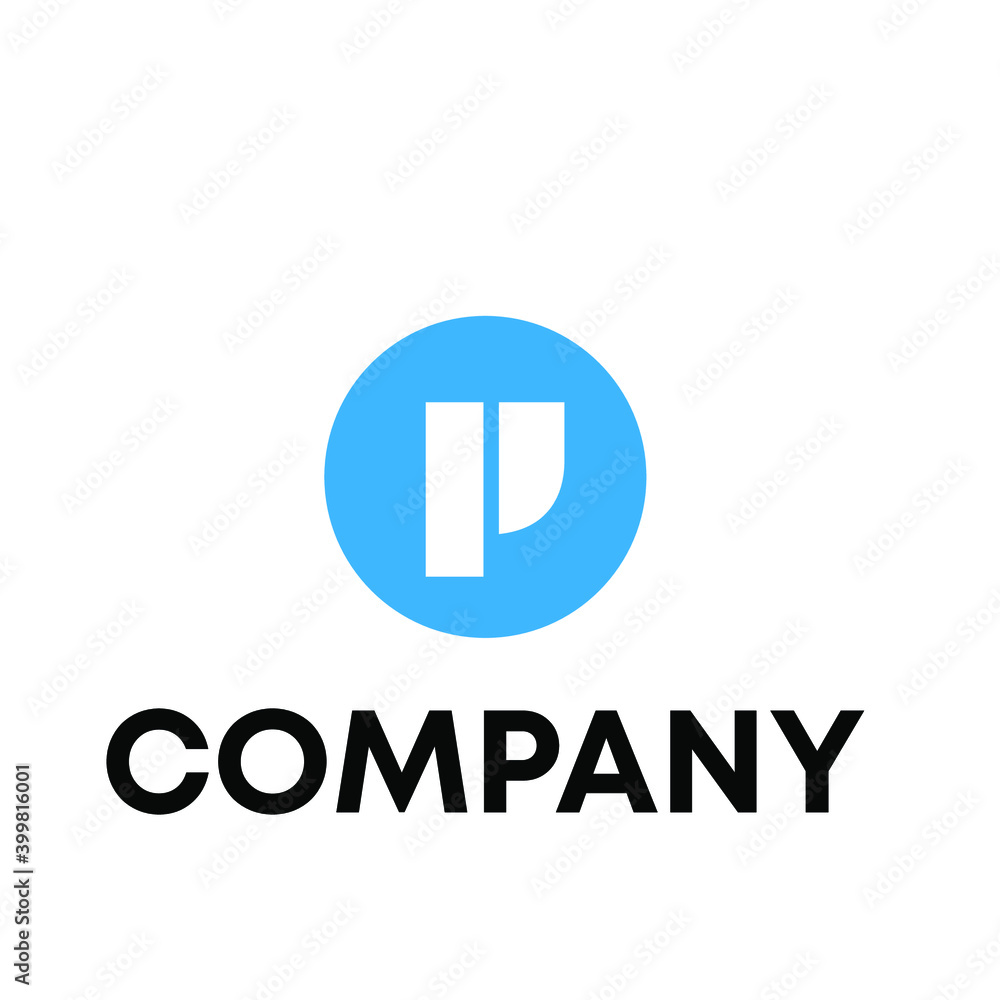 letter P logo letter P logo