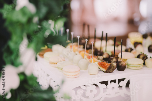 Buffet food. Catering food party at restaurant