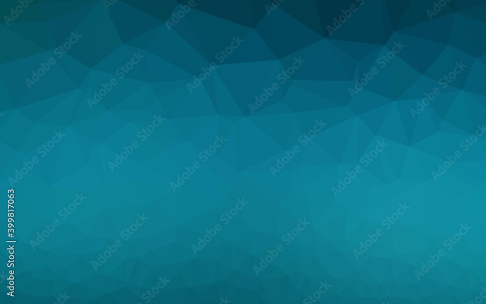 Dark BLUE vector polygonal template. Dark BLUE vector polygonal template.