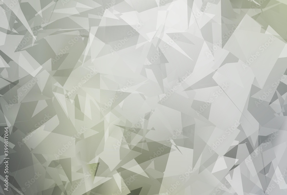 Light Gray vector template with chaotic poly shapes. Light Gray vector template with chaotic poly shapes.